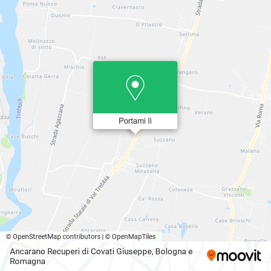 Mappa Ancarano Recuperi di Covati Giuseppe