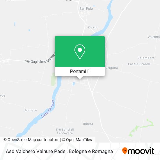 Mappa Asd Valchero Valnure Padel
