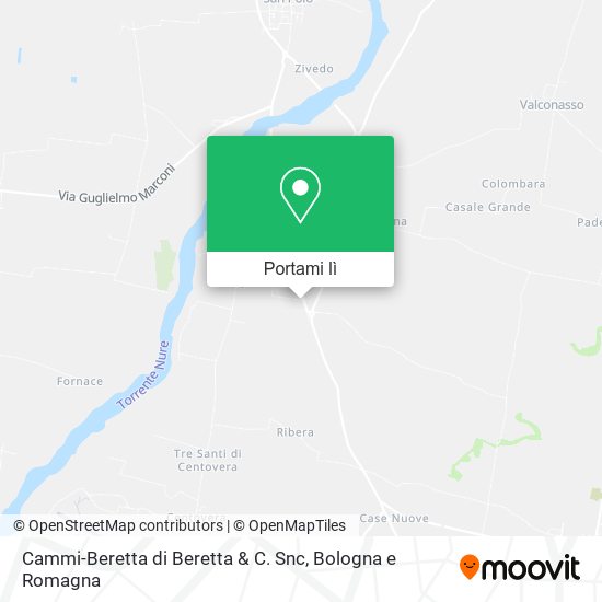 Mappa Cammi-Beretta di Beretta & C. Snc