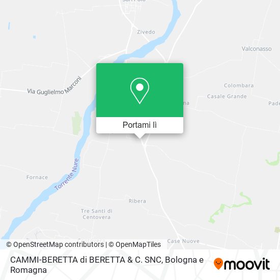Mappa CAMMI-BERETTA di BERETTA & C. SNC