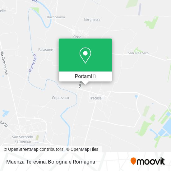 Mappa Maenza Teresina
