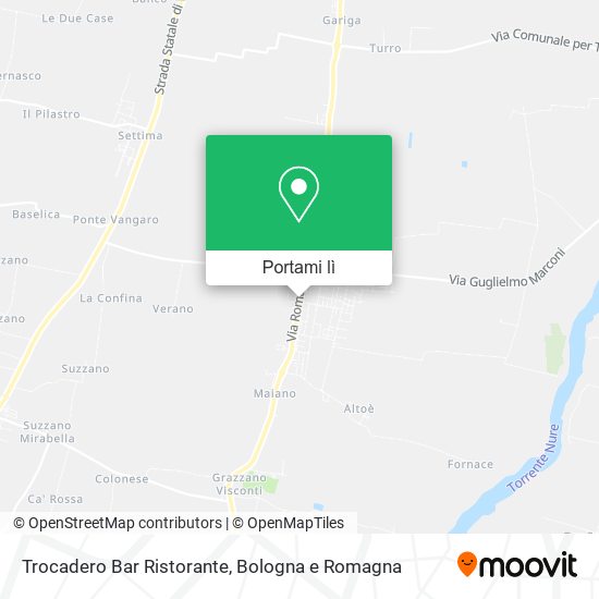 Mappa Trocadero Bar Ristorante