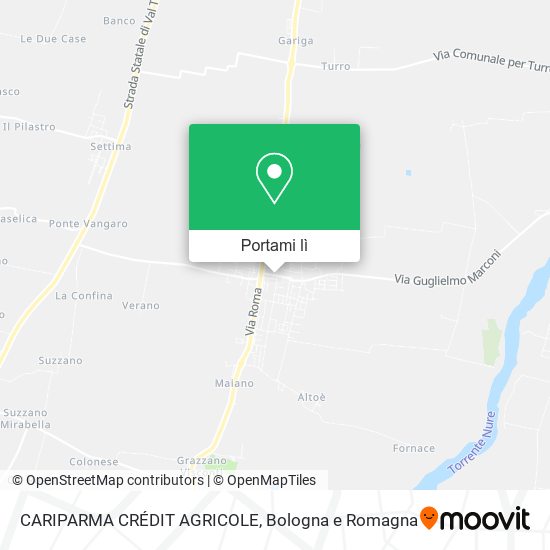 Mappa CARIPARMA CRÉDIT AGRICOLE