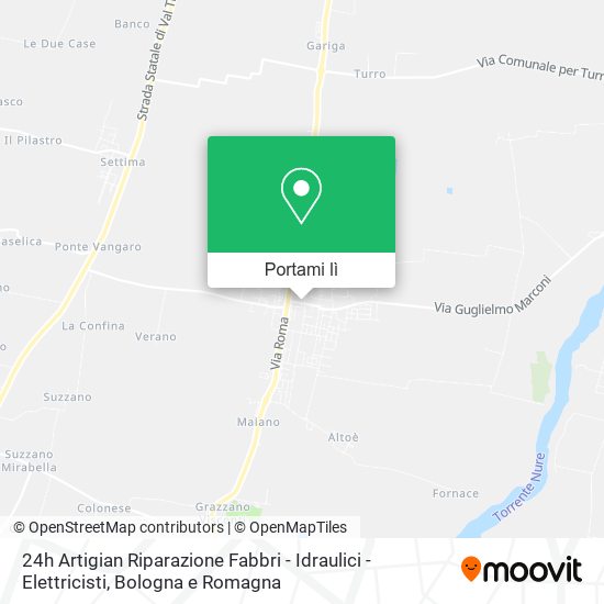 Mappa 24h Artigian Riparazione Fabbri - Idraulici - Elettricisti