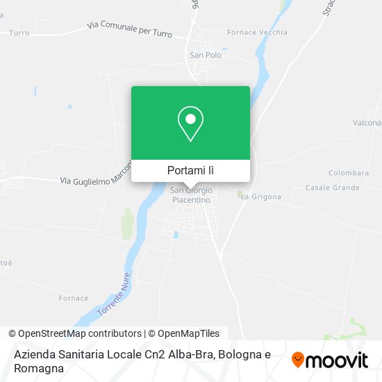Mappa Azienda Sanitaria Locale Cn2 Alba-Bra