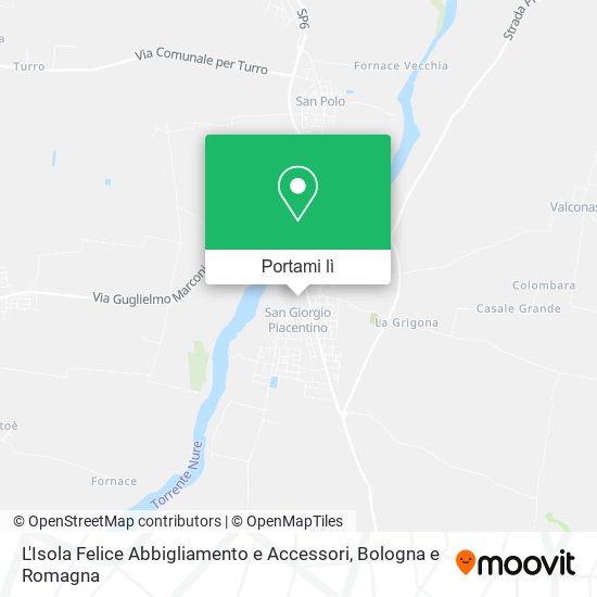 Mappa L'Isola Felice Abbigliamento e Accessori