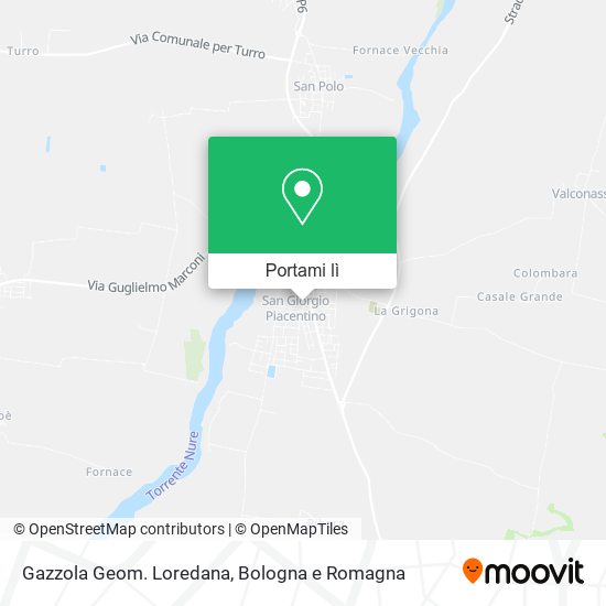 Mappa Gazzola Geom. Loredana