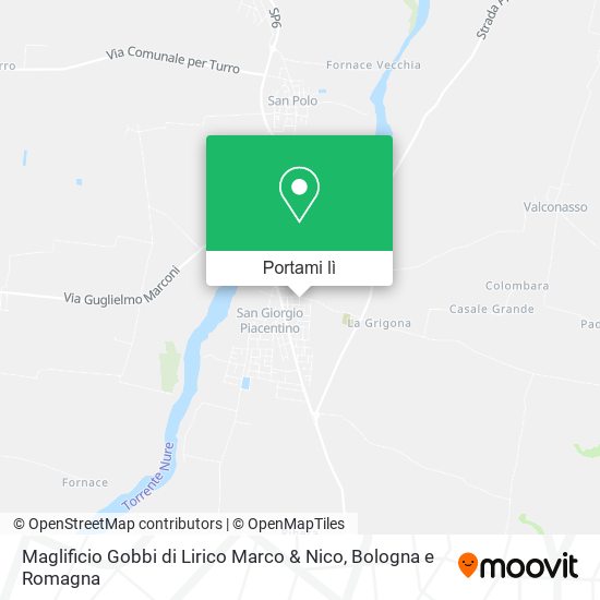 Mappa Maglificio Gobbi di Lirico Marco & Nico
