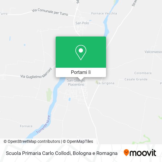 Mappa Scuola Primaria Carlo Collodi