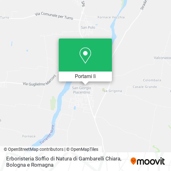 Mappa Erboristeria Soffio di Natura di Gambarelli Chiara