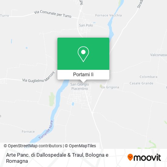 Mappa Arte Panc. di Dallospedale & Traul