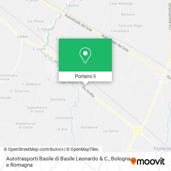 Mappa Autotrasporti Basile di Basile Leonardo & C.