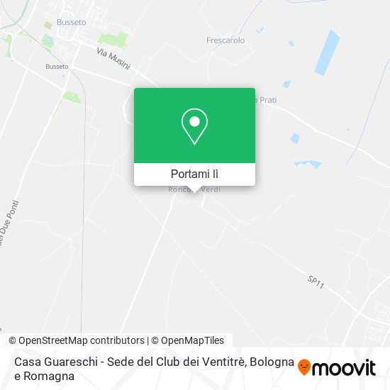 Mappa Casa Guareschi - Sede del Club dei Ventitrè