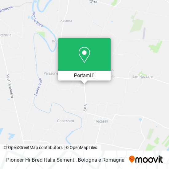 Mappa Pioneer Hi-Bred Italia Sementi