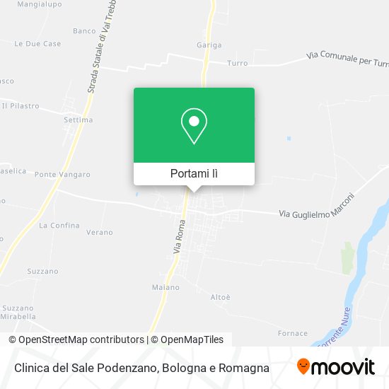 Mappa Clinica del Sale Podenzano