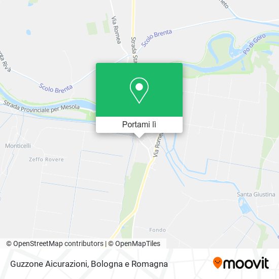 Mappa Guzzone Aicurazioni
