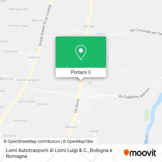 Mappa Lomi Autotrasporti di Lomi Luigi & C.