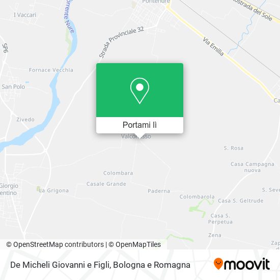 Mappa De Micheli Giovanni e Figli