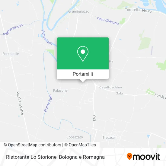 Mappa Ristorante Lo Storione