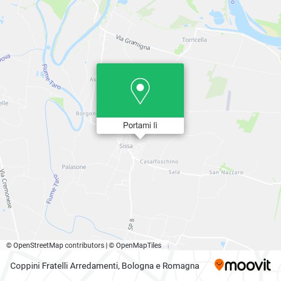 Mappa Coppini Fratelli Arredamenti