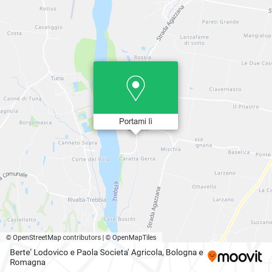 Mappa Berte' Lodovico e Paola Societa' Agricola