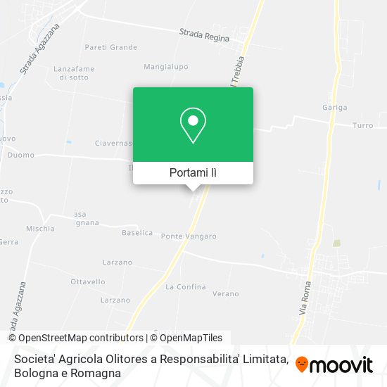 Mappa Societa' Agricola Olitores a Responsabilita' Limitata