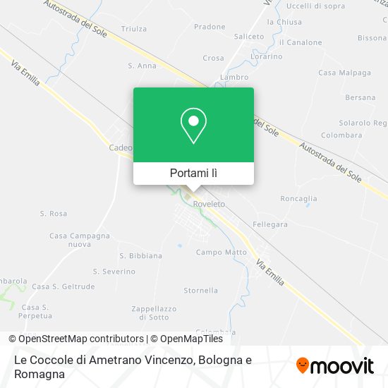 Mappa Le Coccole di Ametrano Vincenzo