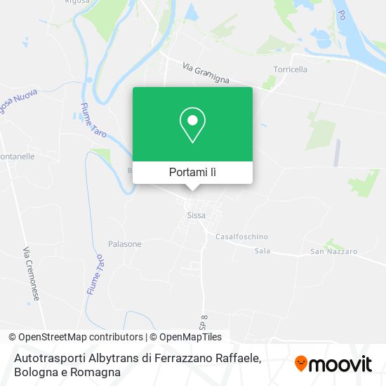 Mappa Autotrasporti Albytrans di Ferrazzano Raffaele