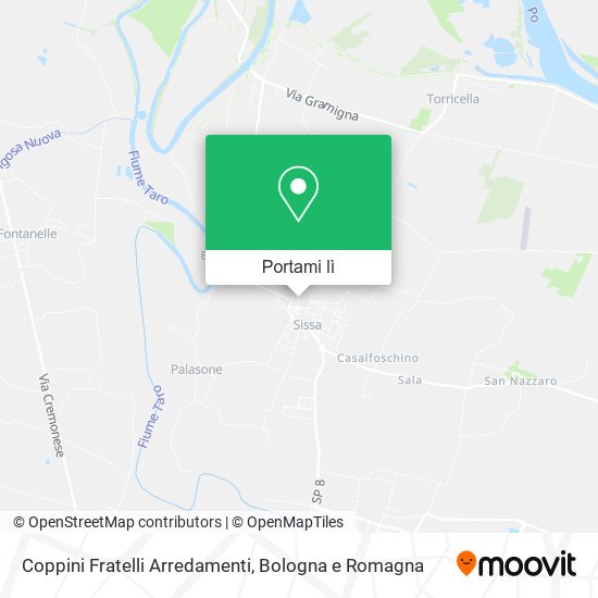Mappa Coppini Fratelli Arredamenti