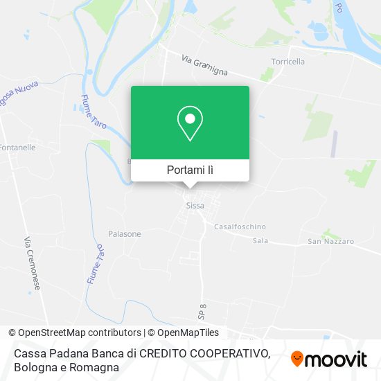 Mappa Cassa Padana Banca di CREDITO COOPERATIVO