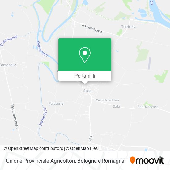 Mappa Unione Provinciale Agricoltori