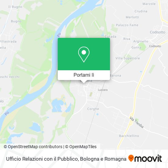 Mappa Ufficio Relazioni con il Pubblico