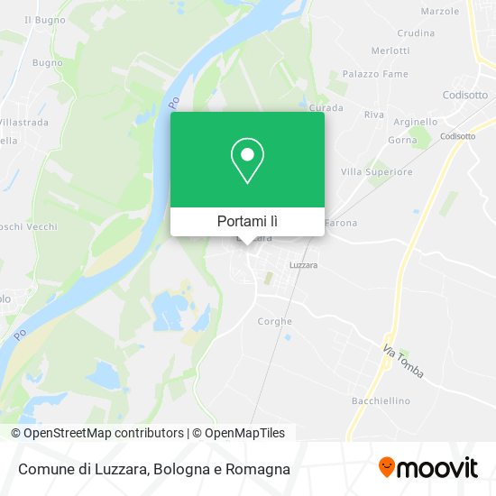 Mappa Comune di Luzzara