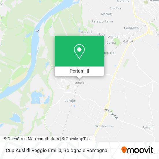 Mappa Cup Ausl di Reggio Emilia