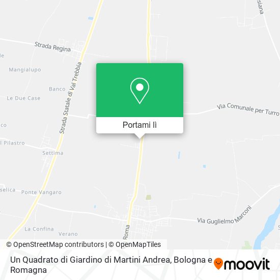 Mappa Un Quadrato di Giardino di Martini Andrea