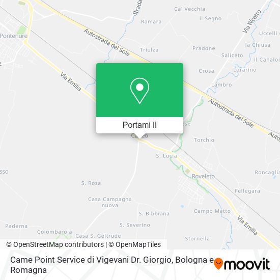 Mappa Came Point Service di Vigevani Dr. Giorgio