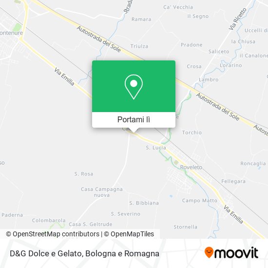 Mappa D&G Dolce e Gelato