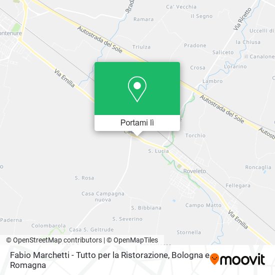 Mappa Fabio Marchetti - Tutto per la Ristorazione