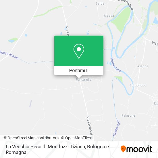 Mappa La Vecchia Pesa di Monduzzi Tiziana