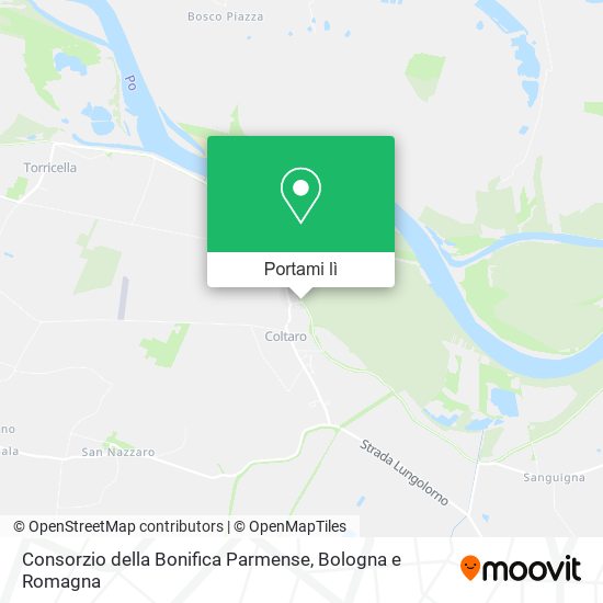 Mappa Consorzio della Bonifica Parmense