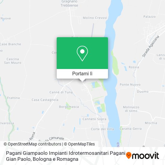 Mappa Pagani Giampaolo Impianti Idrotermosanitari Pagani Gian Paolo