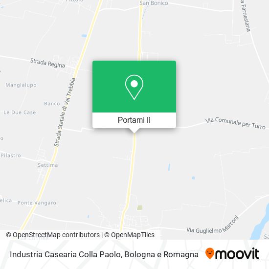 Mappa Industria Casearia Colla Paolo