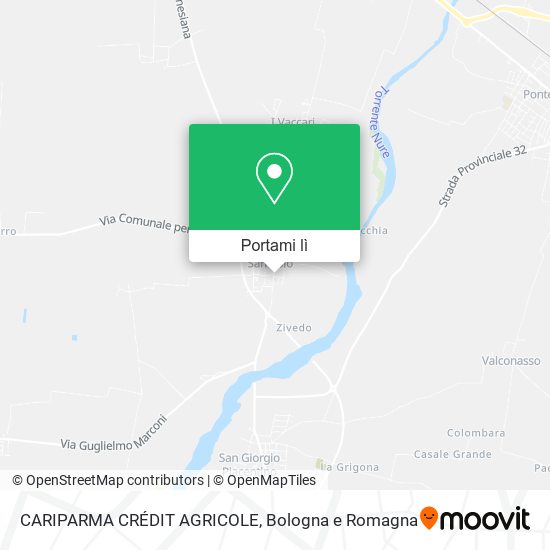 Mappa CARIPARMA CRÉDIT AGRICOLE