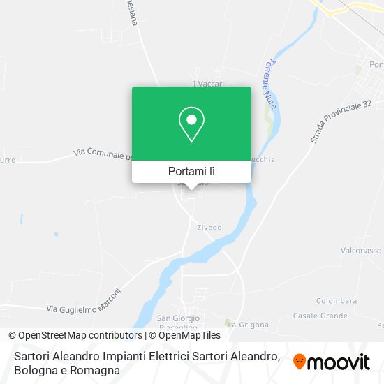 Mappa Sartori Aleandro Impianti Elettrici Sartori Aleandro