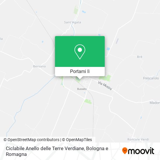 Mappa Ciclabile Anello delle Terre Verdiane