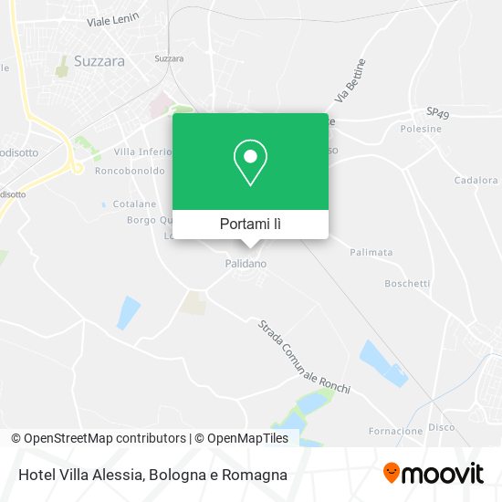 Mappa Hotel Villa Alessia