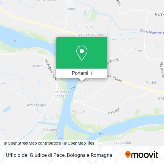 Mappa Ufficio del Giudice di Pace