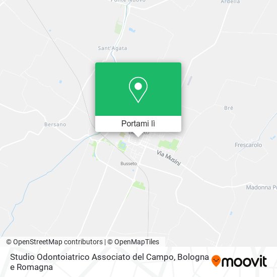 Mappa Studio Odontoiatrico Associato del Campo