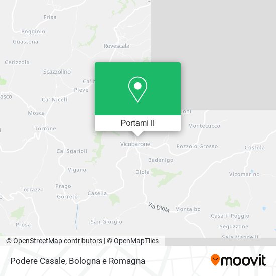 Mappa Podere Casale