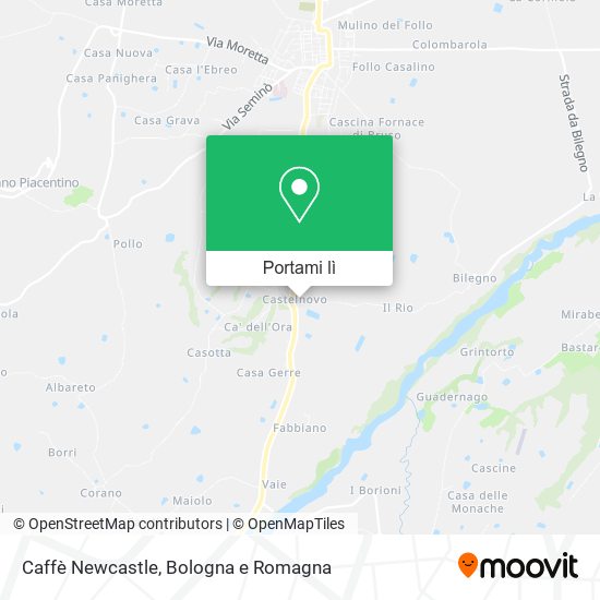 Mappa Caffè Newcastle